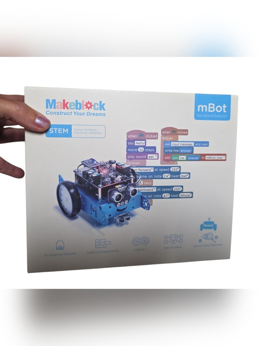 Makeblock mBot STEM Educational Robot Kit Bluetooth Version Complete New
